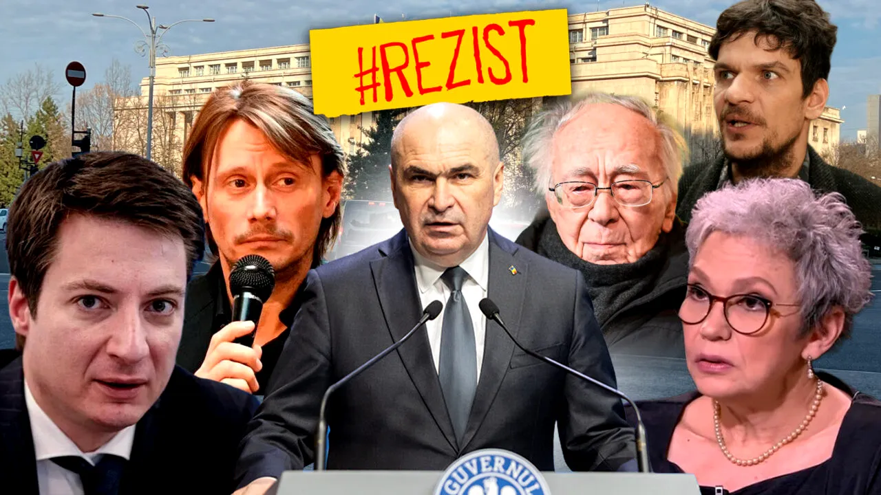 Grupările #rezist au început mobilizarea pentru un miting pro-Bolojan! Oana Pellea și Andrei Caramitru anunță deja primul eveniment pentru luni seara, în Piața Victoriei. Nu lipsesc nici Manole și Șora