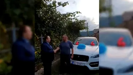 Un primar din Gorj a primit cadou de ziua sa un Jaguar