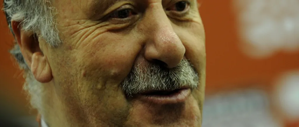 FINALA EUROPA LEAGUE 2012. Vicente del Bosque, la București alături de oficialii grupării Atletico Madrid