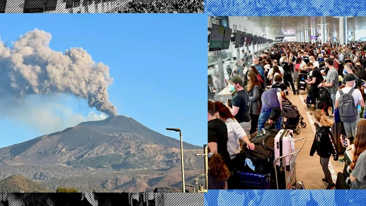 A erupt vulcanul Etna. Sunt perturbări ale zborurilor de pe aeroportul Catania – Fontanarossa. Unde puteți găsi informații