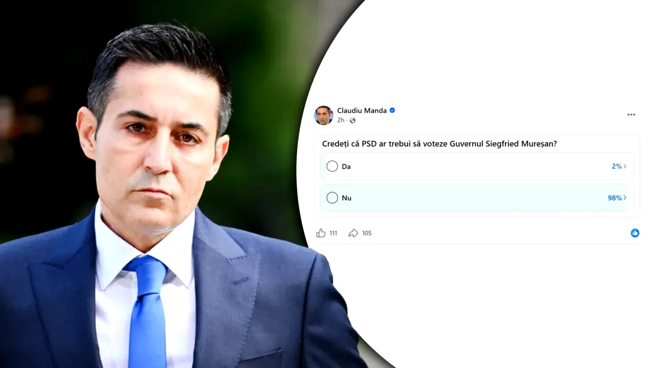 Secretarul general al PSD, sondaj online cu întrebarea dacă social-democrații ar trebui sau nu să voteze Guvernul Mureşan