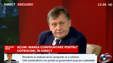 Crin Antonescu, despre Klaus Iohannis: „Are o legitimitate DISCUTABILĂ / Ar fi fost mai bine să-și încheie prezența la Cotroceni pe 21 decembrie”