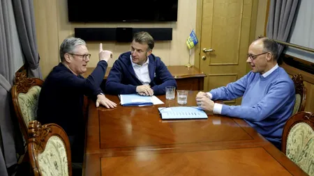 Macron și Merz, ținta unui fake news că ar fi consumat DROGURI în trenul spre Kiev. Palatul Elysee: 