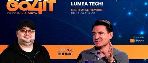 Nu ratați discuția cu George Buhnici despre inovațiile digitale la „Update Go4it” #4