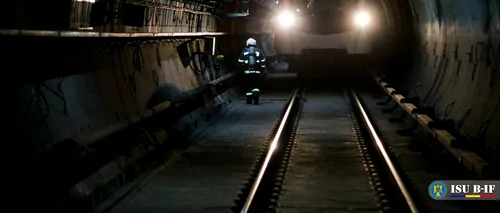 „Incendiu într-un metrou cu 300 de pasageri”. Pompierii din Capitală au simulat o catastrofă la stația Eroilor