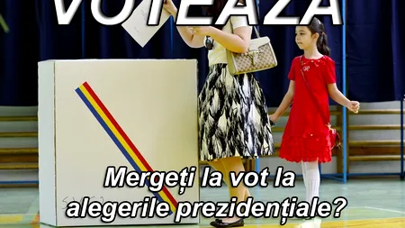 SONDAJ. Mergeți la vot la alegerile prezidențiale?