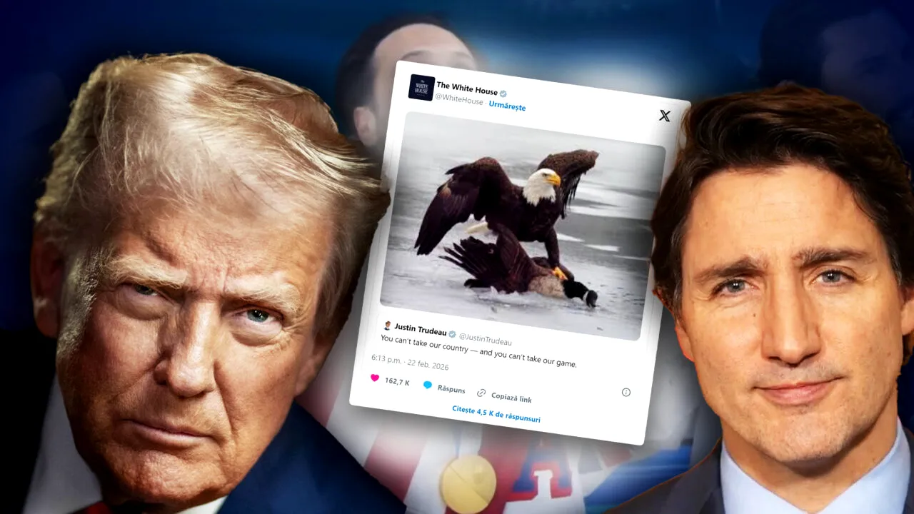 Cum i-a ironizat Trump pe canadieni după ce SUA a obținut aurul olimpic la hochei. Trudeau: „Nu ne puteți lua țara, nici sportul”