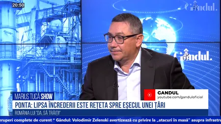 VIDEO | Victor Ponta: „Lipsa încrederii este rețeta spre eșecul unei țări / Lumea se întoarce la un model pragmatic