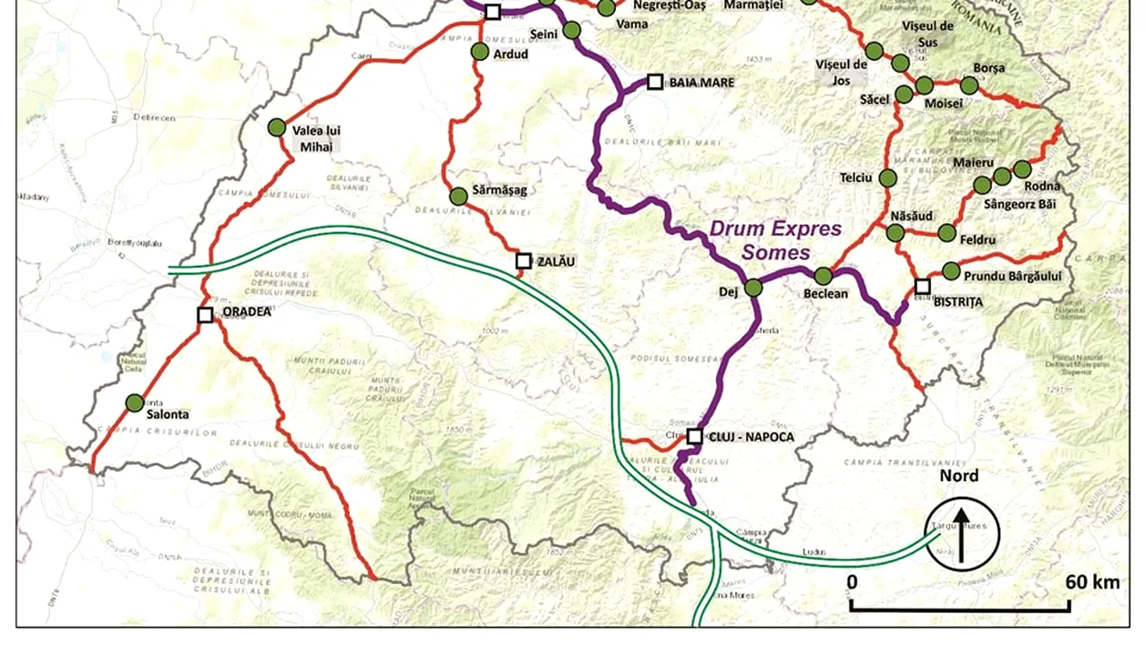 Un nou DRUM de mare viteză va fi construit în Transilvania: CNAIR a desemnat câștigătorul pentru Studiul de Fezabilitate al Drumului Expres Cluj-Dej
