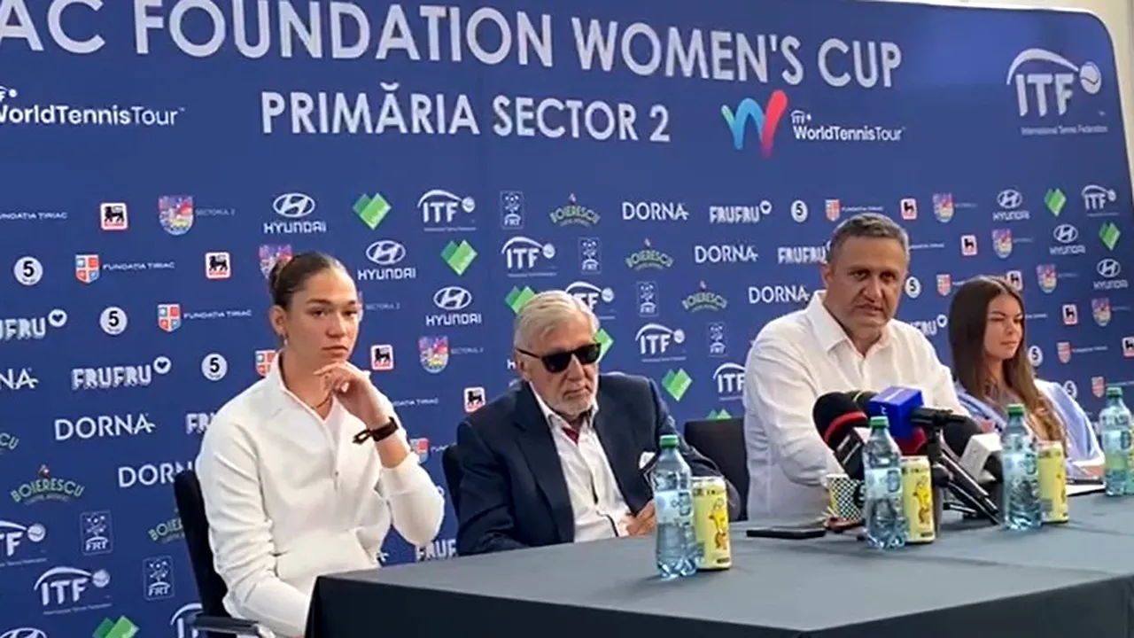Țiriac Foundation Women’s Cup începe luni la București! Ce a declarat Ion Țiriac și ce sportive românce participă
