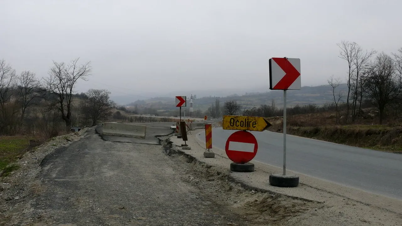 Ce a descoperit șeful CNADNR când s-a dus neanunțat pe șantierul de pe DN 66: Atmosfera era de Adormirea Maicii Domnului