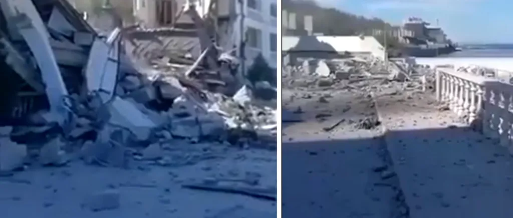 O rachetă rusească a distrus hotelul din Odesa, cunoscut ca fortăreața elitei rusești