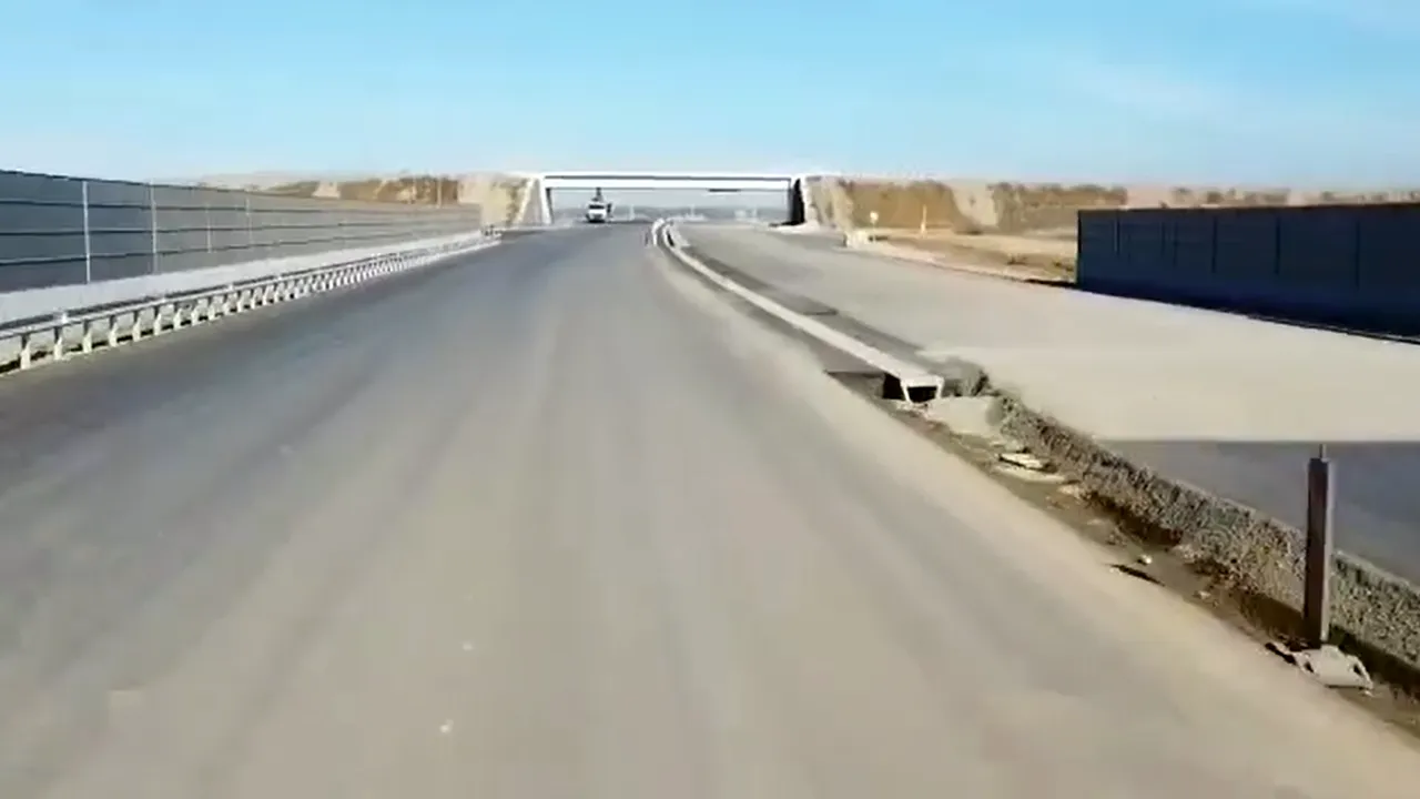 VIDEO | Primii kilometri ai autostrăzii Sibiu-Pitești se apropie de finalizare. Care este progresul fizic al lucrărilor pe șantierul Secțiunii 1 (Sibiu – Boița)