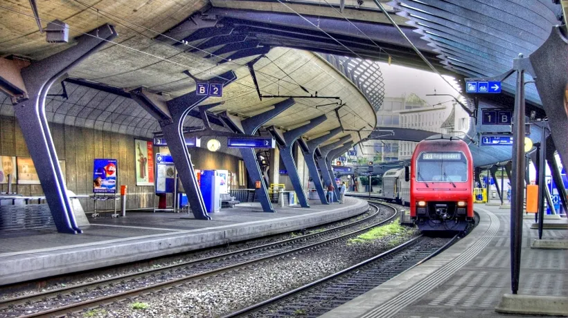 Un român a murit electrocutat în gara din Zurich