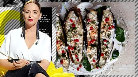 FOTO | Ce gătește Andreea Marin la început de săptămână: „Adaugi mărar proaspăt, rodie, spanac, mai poți pune și zatar”