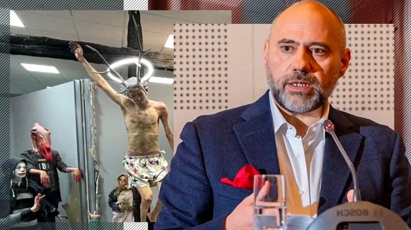 EXCLUSIV | Expoziția ”Nimfe și Zombi”, Iisus în boxeri și cu coarne de cerb. Cristian Jura (CNCD) explică de ce a fost sancționat artistul Paul Baraka