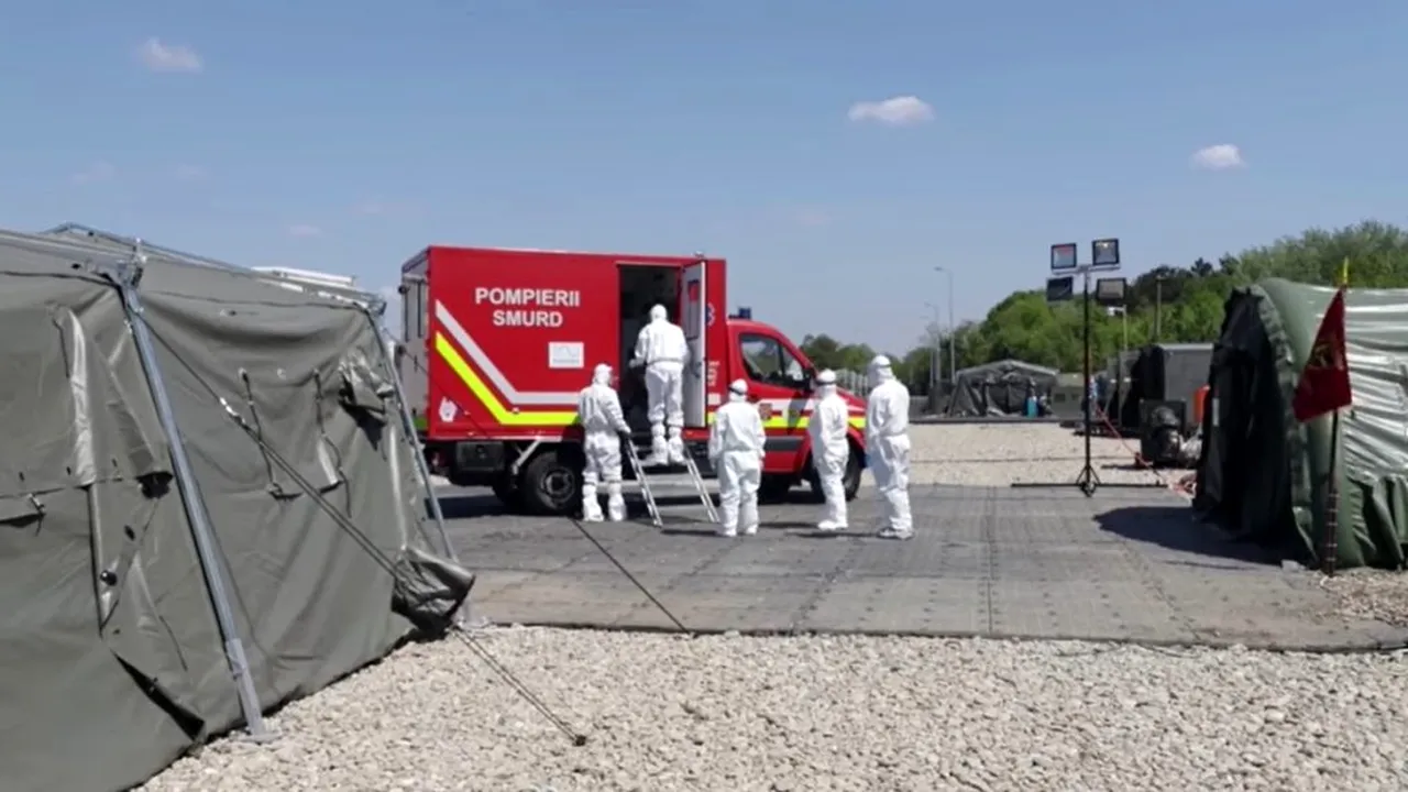 ROL-2. Spitalul militar mobil din Otopeni are, de azi, și terapie intensivă. Câți pacienți au fost deja vindecați aici - VIDEO