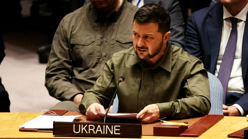 Volodimir Zelenski denunță ineficiența Națiunilor Unite și vrea retragerea trupelor ruse de pe teritoriul Ucrainei