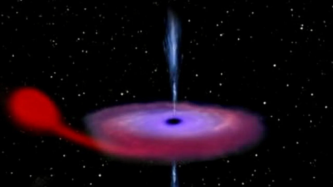 O gaură neagră se „trezește