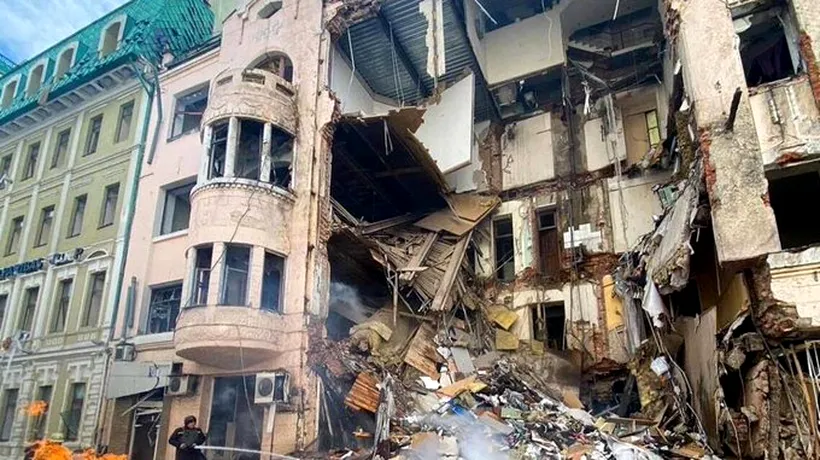 48 de școli și peste 600 de blocuri de apartamente au fost distruse de bombardamentele rusești, în Harkov