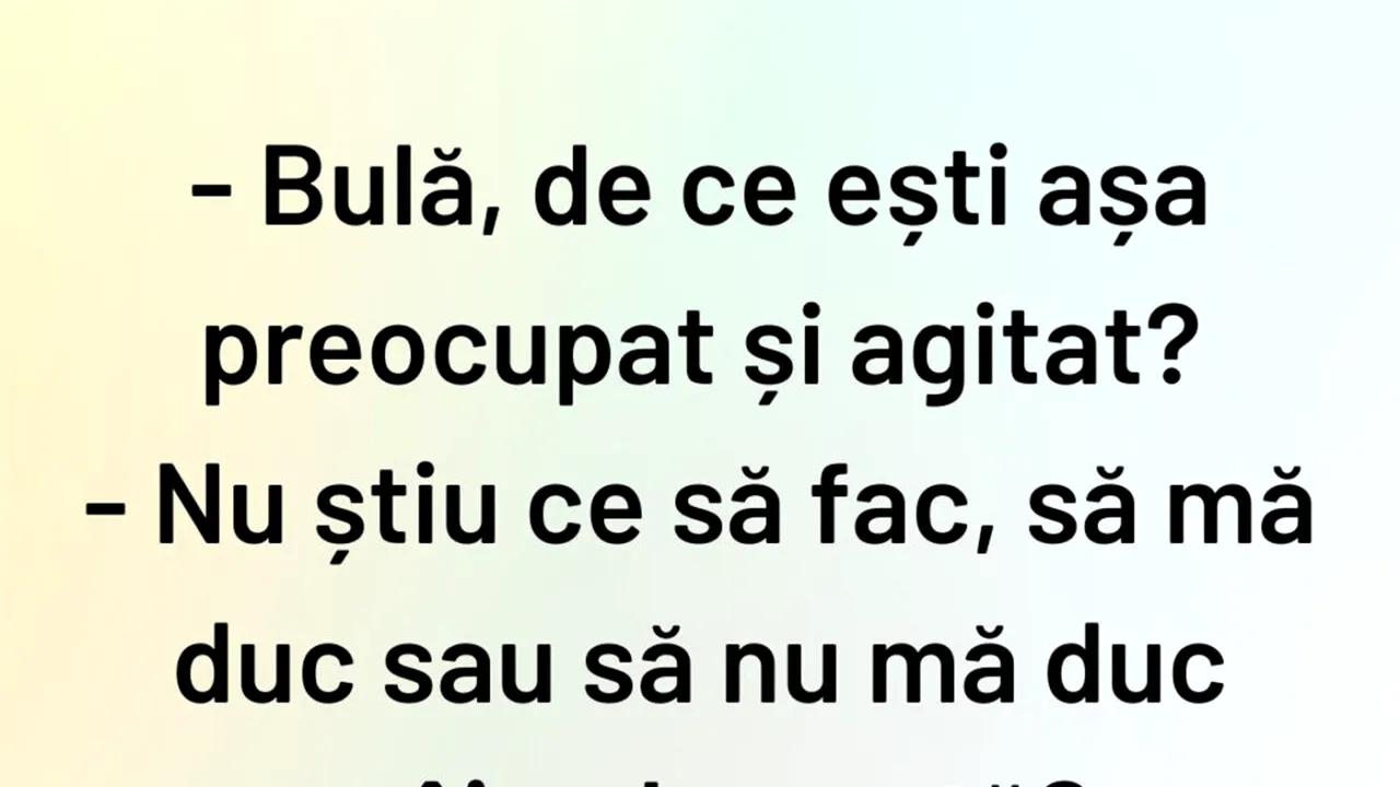 BANC | Preocuparea lui Bulă