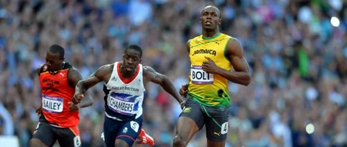 JO LONDRA 2012. Usain Bolt a câștigat cursa de 100 m cu un nou RECORD OLIMPIC: 9,63 s