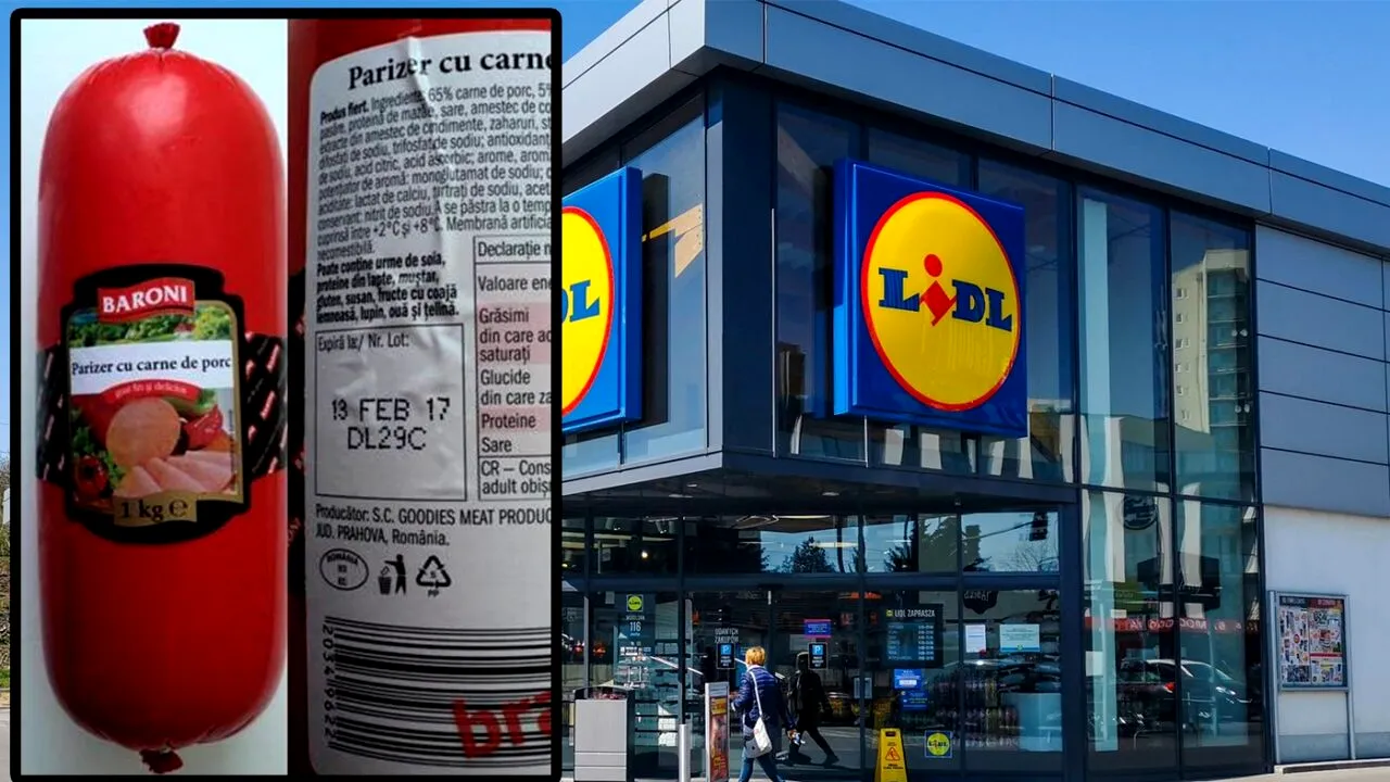 Ce mănânci, de fapt, când cumperi un PARIZER Baroni din supermarketurile Lidl din România