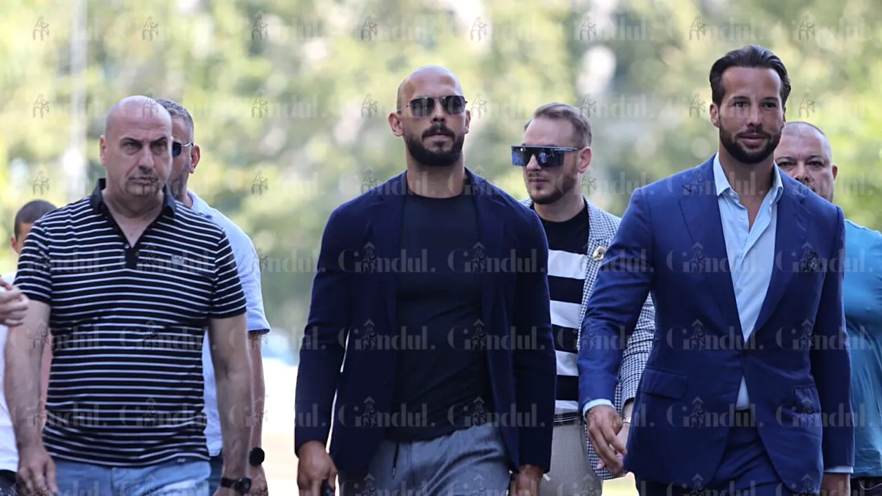 Frații Tate, plasați sub control judiciar. NU AU VOIE să poarte arme, să plece din București și Ilfov și nici să ia legătura cu complicele lor