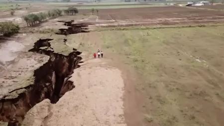 Un nou ocean a început să se formeze. Continentul care va fi rupt în două