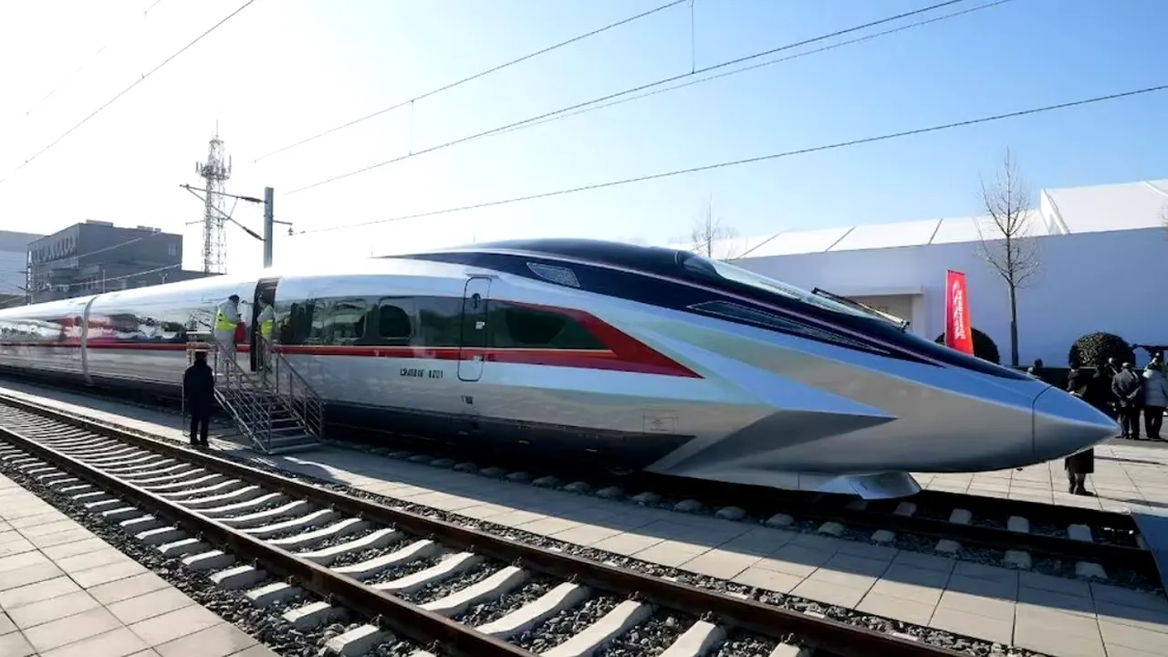 Chinezii au construit cel mai rapid tren din lume, care a depășit trenurile japoneze și germane. Care este viteza amețitoare cu care circulă