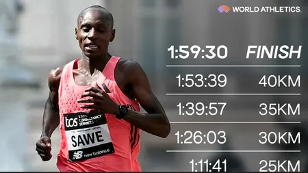 Cine este Sabastian Sawe, omul care a sfidat timpul! A terminat maratonul într-un timp record: sub două ore