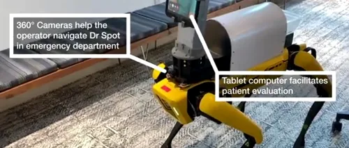 „Doctor Spot”, robotul care îi ajută pe medici să aibă grijă de pacienții COVID (VIDEO)