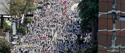 Zeci de mii de venezueleni au protestat pe străzile din Caracas