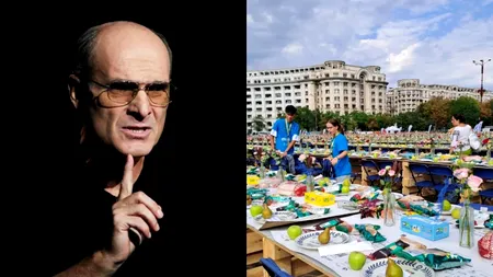 CTP, explicații după postarea despre masa-record din Piața Constituției: „20.000 de indivizi care mănâncă toți odată, un spectacol dezgustător”
