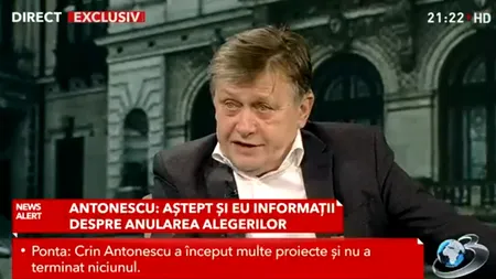 Crin Antonescu, despre candidatura sa la prezidențiale: Doresc o CLARIFICARE rapidă