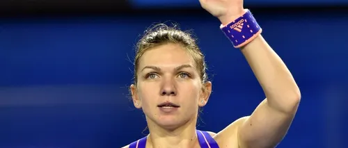 Ce reacție a avut Simona Halep după ce a învins-o pe Karolina Pliskova la Indian Wells