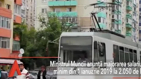 Lia Olguța Vasilescu anunță MAJORAREA salariului minim de la 1 ianuarie 2019