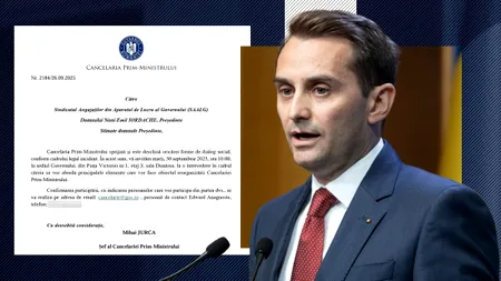 Întâlnire tensionată la Palatul Victoria. Jurca a discutat cu angajații Guvernului despre reorganizare/ Noni Iordache: Au venit cu 40% concedieri