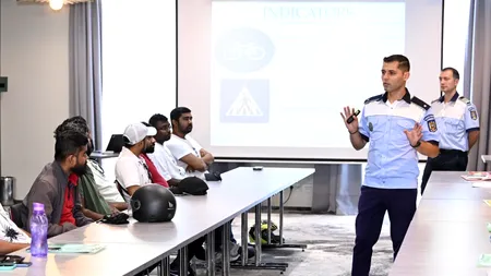 Brigada Rutieră a Municipiului București  - training pentru livratorii platformelor digitale