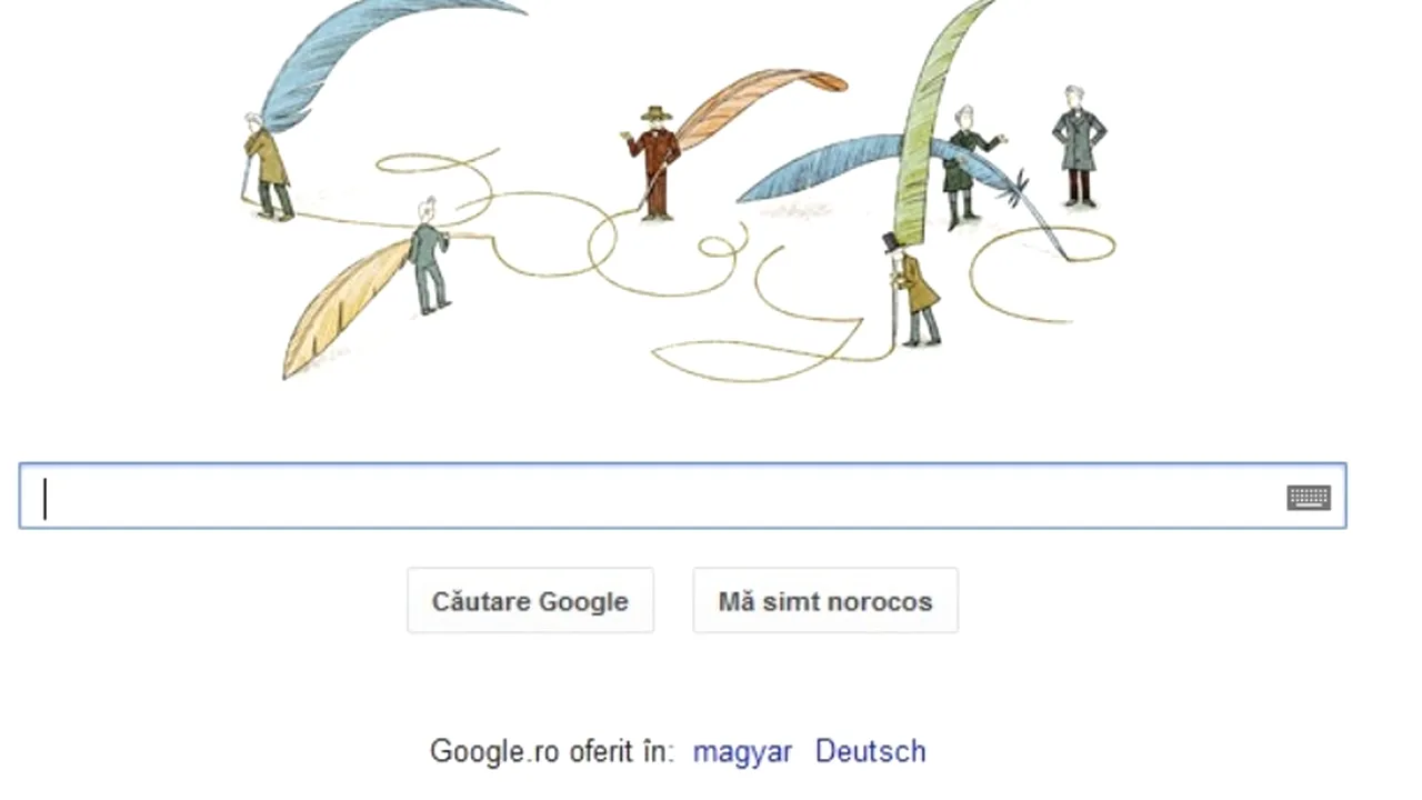 SOREN KIERKEGAARD. Google îl omagiază azi pe SOREN KIERKEGAARD printr-un GOOGLE DOODLE