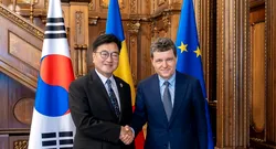Momentul în care Nicușor Dan a fost salutat în LIMBA ROMÂNĂ de președintele Parlamentului sud-coreean / Agenda discuțiilor de la Cotroceni