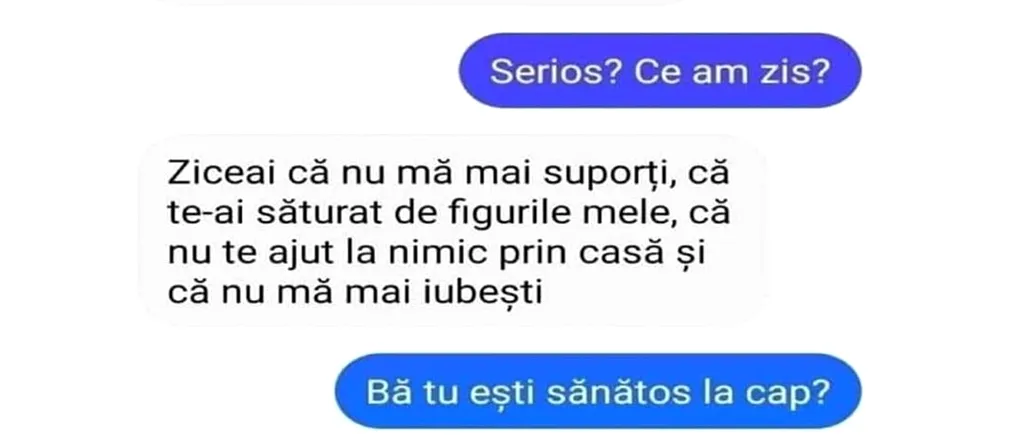 BANCUL nopții | „Ai vorbit în somn, aseară. Ziceai că nu mă mai suporți, că te-ai săturat” - „Serios?”