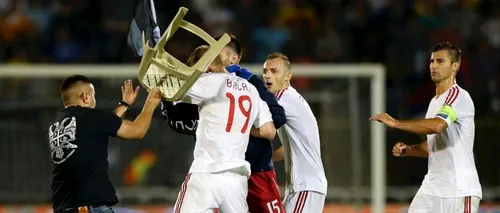 FURIE și VIOLENȚE la Belgrad: jucătorii și suporterii s-au luat la bătaie după ce fanii oaspeților au trimis pe teren o DRONĂ cu un drapel albanez