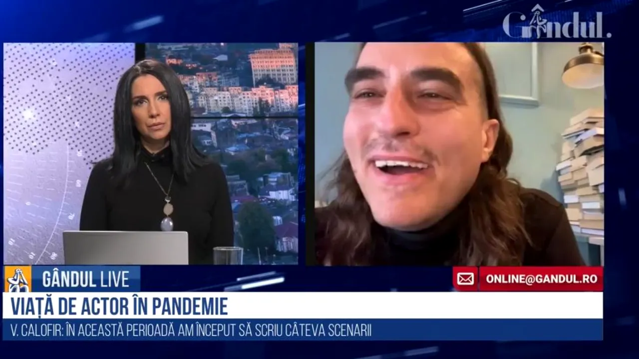 GÂNDUL LIVE. Actorul Vasile Calofir, despre pandemie: Noi va trebui să filtrăm toate lucrurile astea, să treacă prin noi, efectiv, să le acceptăm