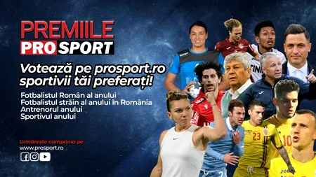 Premiile ProSport – Celebrăm valorile sportului românesc   