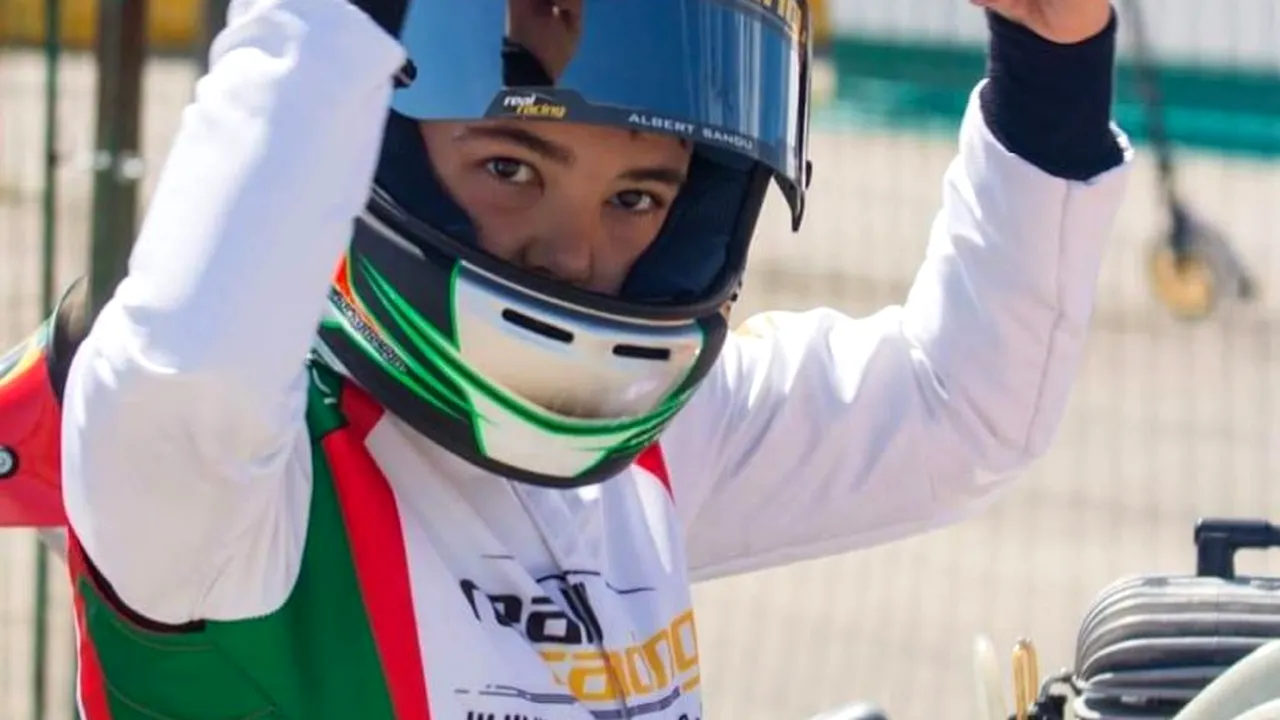 Albert Sandu, puștiul-fenomen care visează să ajungă în Formula 1: „Încerc să dau tot ce pot în cursele următoare. Sportul nu ar trebui neglijat de nimeni” (FOTO/EXCLUSIV)