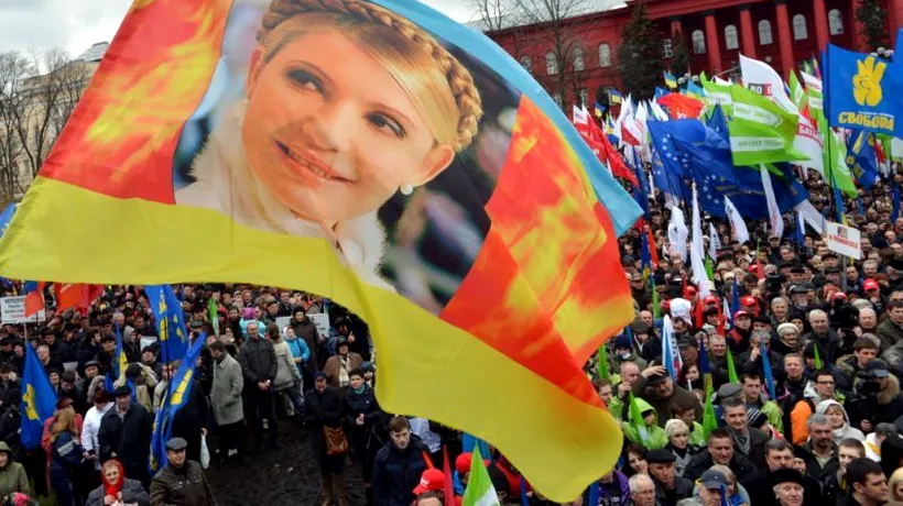 Mii de oameni au manifestat în Ucraina cerând eliberarea Iuliei Timoșenko