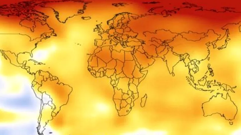 VIDEO. NASA arată cum a crescut temperatura globală din 1880 până astăzi