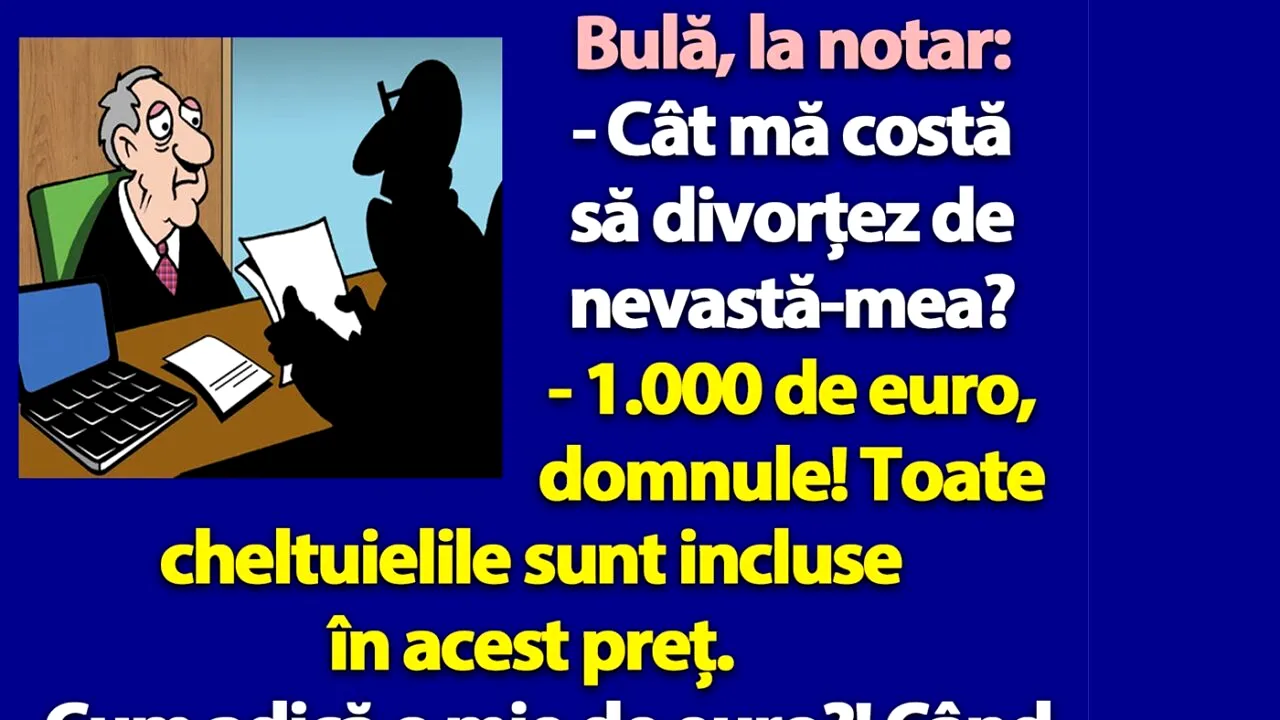BANC | Bulă, la notar: 