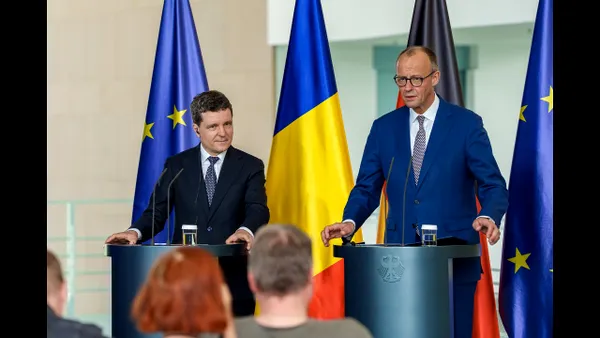 Nicușor Dan și Friedrich Merz, răspuns comun după incidentele cu drone: „Europa trebuie să se apere”